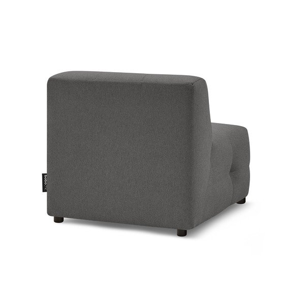 Sötétszürke kanapé modul Kleber - Bobochic Paris-image-4
