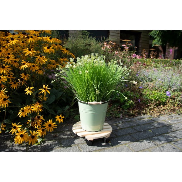 Fa gurulós virágállvány ø 29 cm (magasság 8 cm) Indoor & Outdoor – Esschert Design-image-1