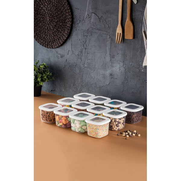 Élelmiszertartó doboz szett 12 db-os Fresco – Hermia-image-1