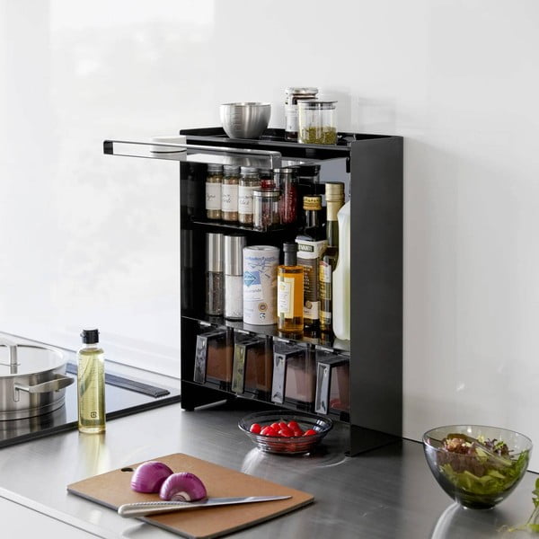 Fém fűszertartó állvány Tower – YAMAZAKI-image-1