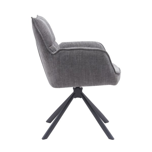 Szürke kárpitozott étkezőfotel szett 2 db-os Marilla – Unique Furniture-image-2