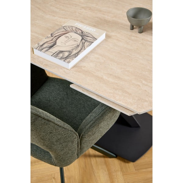 Sötétzöld karfás étkezőszék Graham – Actona-image-3