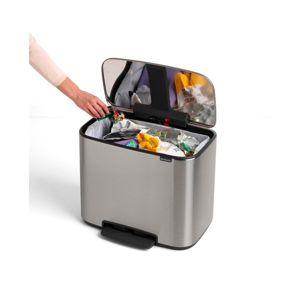 Rozsdamentes szemetes, 36 l - Brabantia-image-2