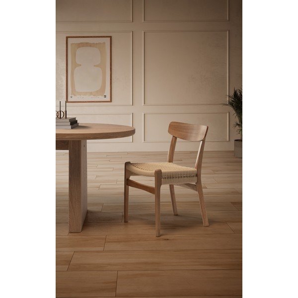 Étkezőasztal kőrisfa dekorral 100x200 cm Blair – MOME-image-2