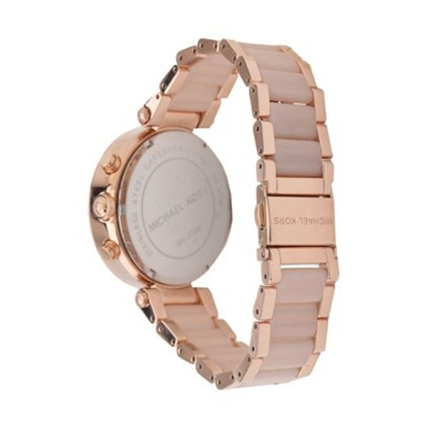 Blush rózsaszín női karóra rózsaarany színű részletekkel - Michael Kors-image-3