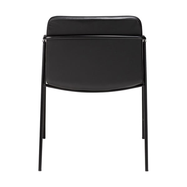 Boto fekete bőrutánzat étkezőszék - DAN-FORM Denmark-image-4