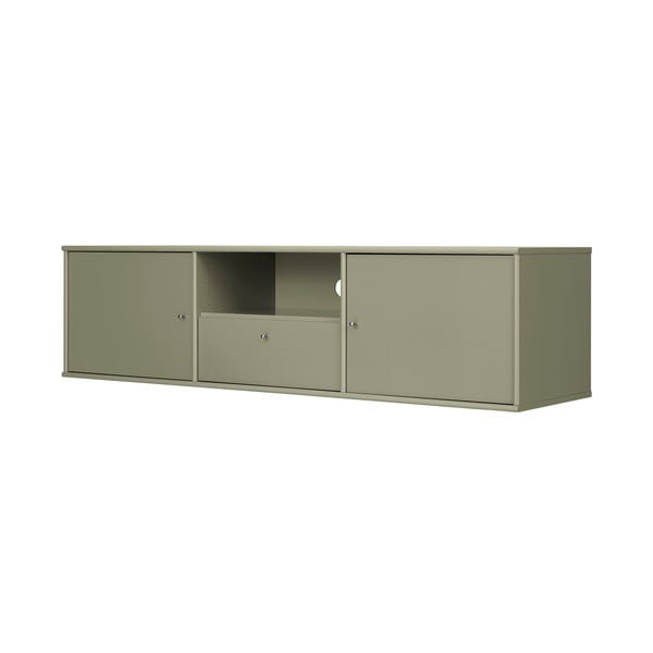 Khaki TV-állvány 161x42x45 cm Mistral – Hammel Furniture-image-1