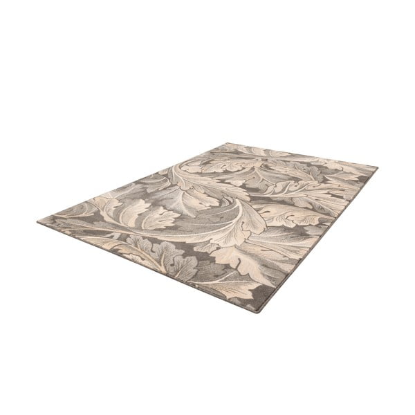 Szürke-bézs gyapjú szőnyeg 200x300 cm Thea anthracite – Agnella-image-4
