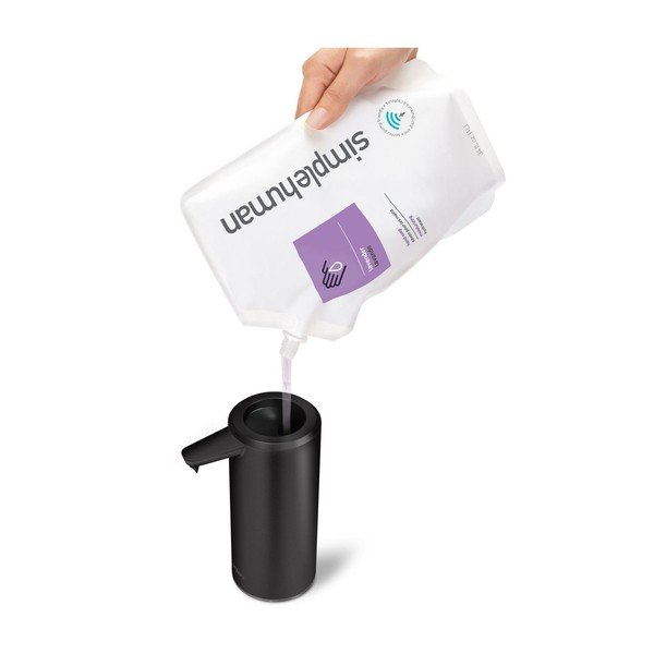 Matt fekete automata acél szappanadagoló 266 ml – simplehuman-image-2