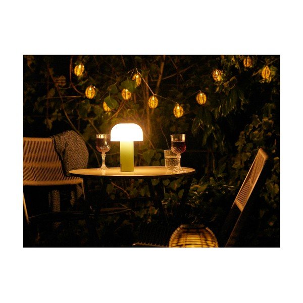 USB LED asztali-hordozható kültéri lámpa ø 15 cm Soham – House Nordic-image-1