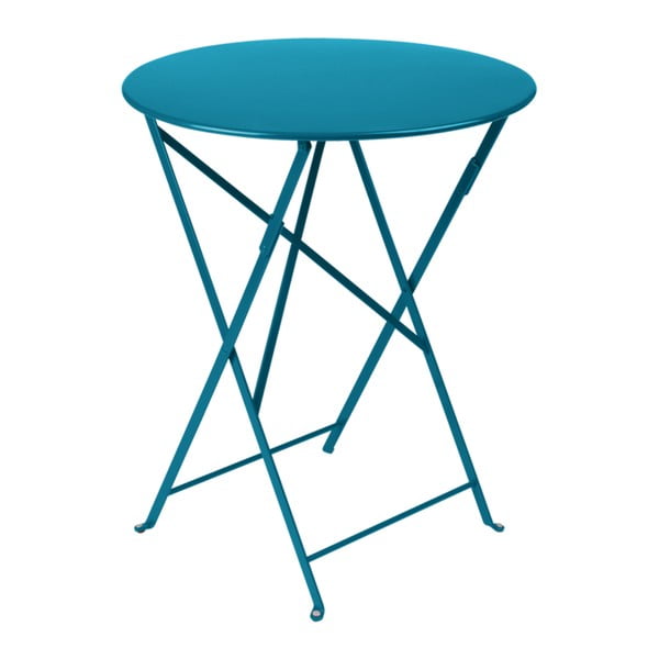 Bistro kék kerti asztalka, Ø 60 cm - Fermob