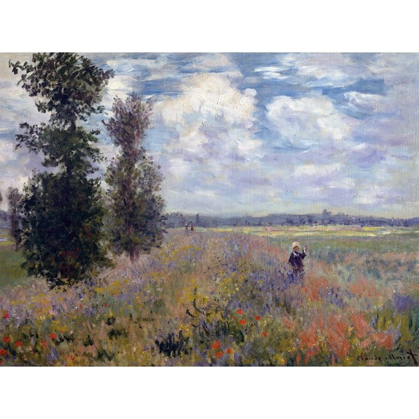 Poppy Fields near Argenteuil, 60 x 45 cm - Claude Monet másolat