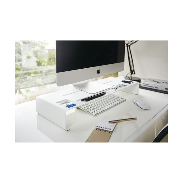 Tower fehér állvány monitor alá - YAMAZAKI-image-1