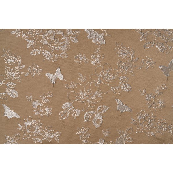 Bézs függöny 135x260 cm Lillies – Mendola Fabrics-image-4