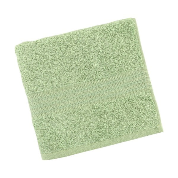 Foutastic zöld színű tiszta pamut törölköző, 50 x 90 cm-image-1