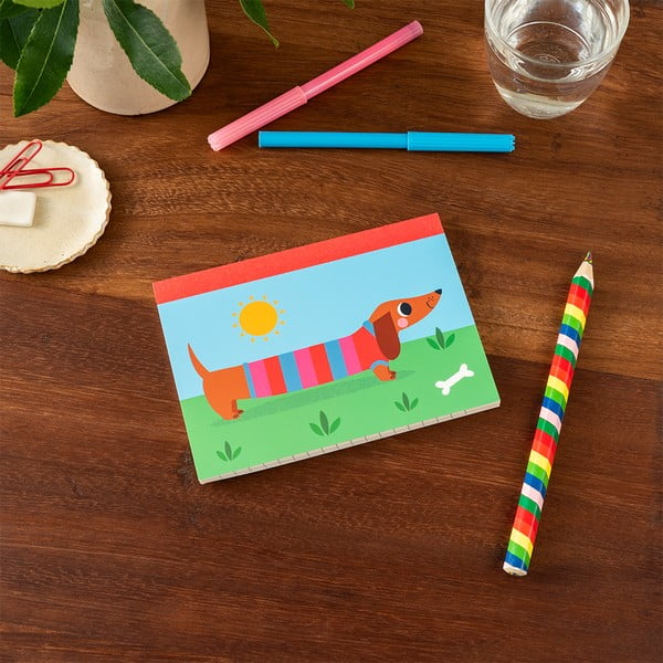 Jegyzetfüzet 60 old. A6 Sausage Dog – Rex London-image-1