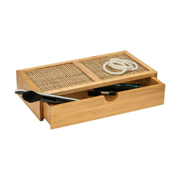 Allegre bambusz fürdőszobai rendszerező, 28 x 6 cm - Wenko-image-2