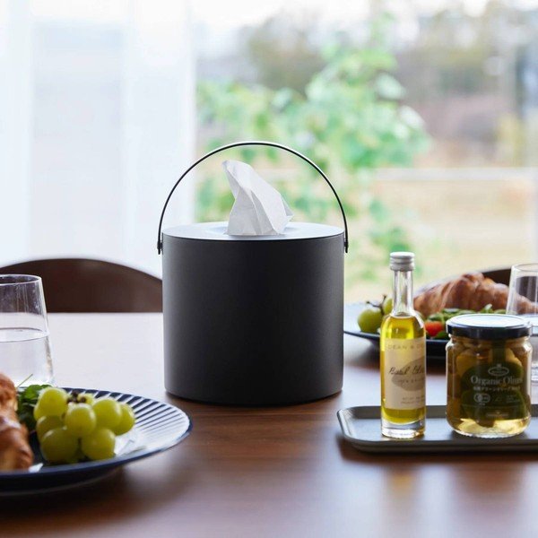 Fém zsebkendőtartó Tower – YAMAZAKI-image-1