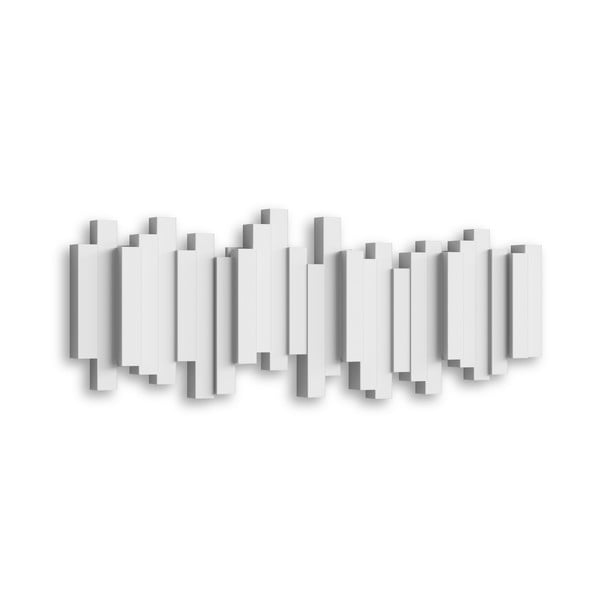 Fehér műanyag fali fogas Sticks – Umbra-image-3