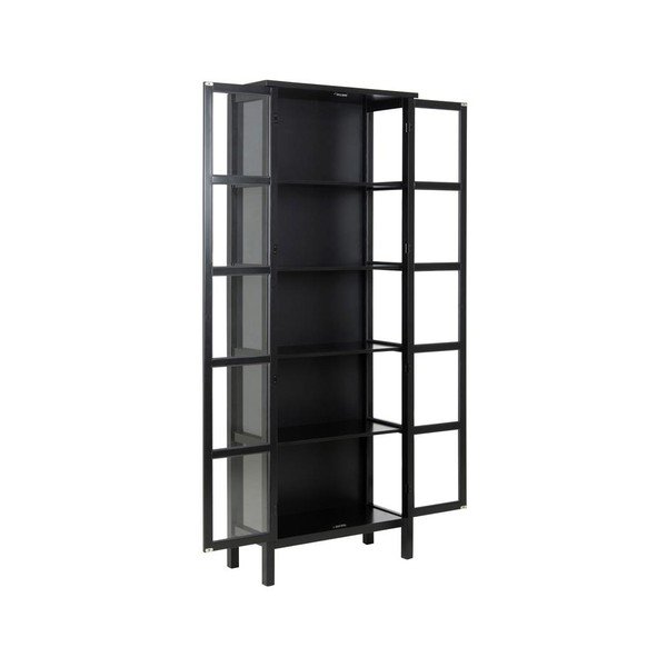 Eton fekete tálalószekrény, magasság 210 cm - Actona-image-3