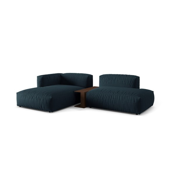 Sötétkék moduláris sarokkanapé (bal oldali) Martina – Micadoni Home-image-1