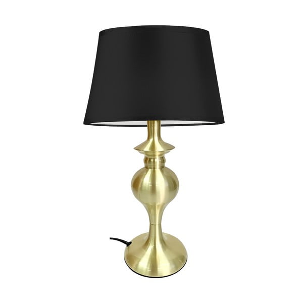Fekete-aranyszínű asztali lámpa (magasság 40 cm) Prima Gold – Candellux Lighting