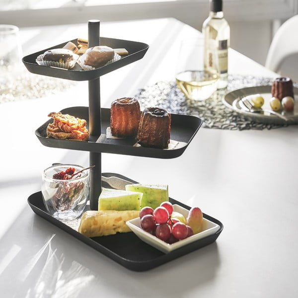 Fém emeletes kínálótálca Tower – YAMAZAKI-image-2