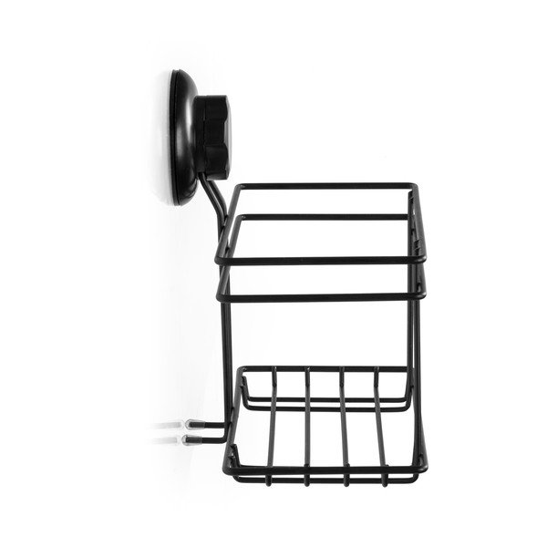 Bestlock Black Utensils Holder fekete öntapadós fürdőszobai fali polc - Compactor-image-3