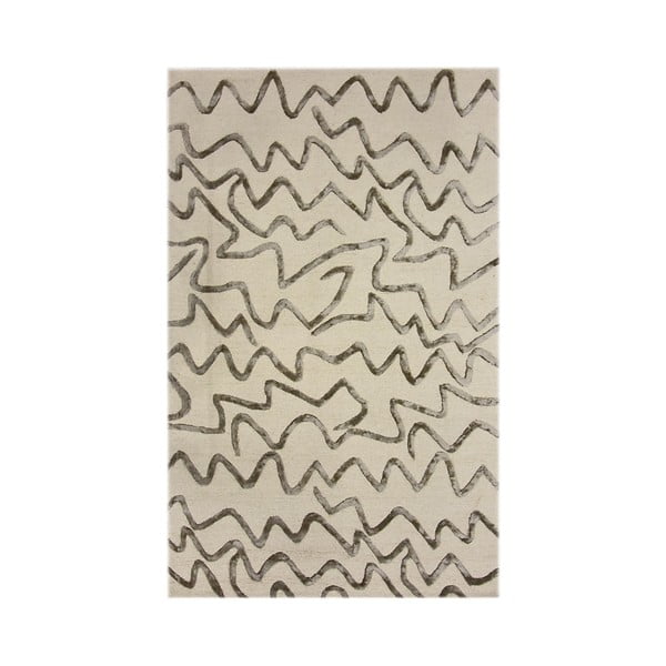 Bella Cream kézzel készített szőnyeg, 153 x 244 cm - Bakero