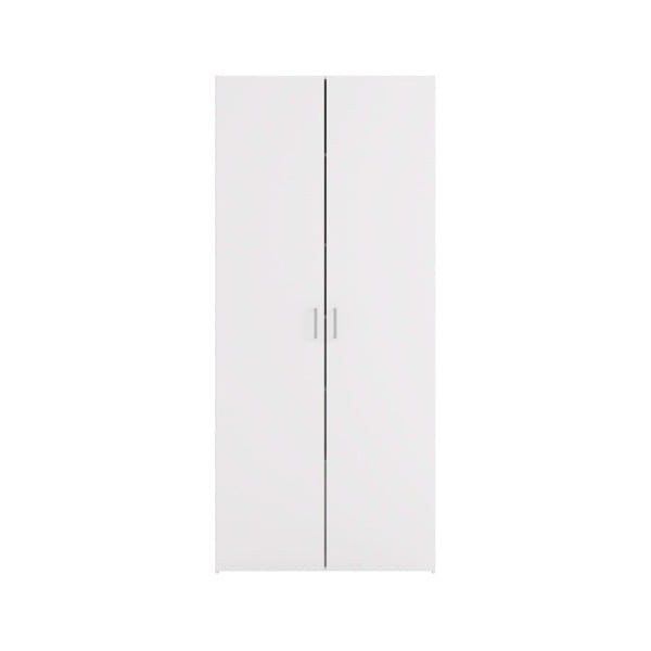 Home fehér kétajtós ruhásszekrény, magasság 175,4 cm - Evergreen House