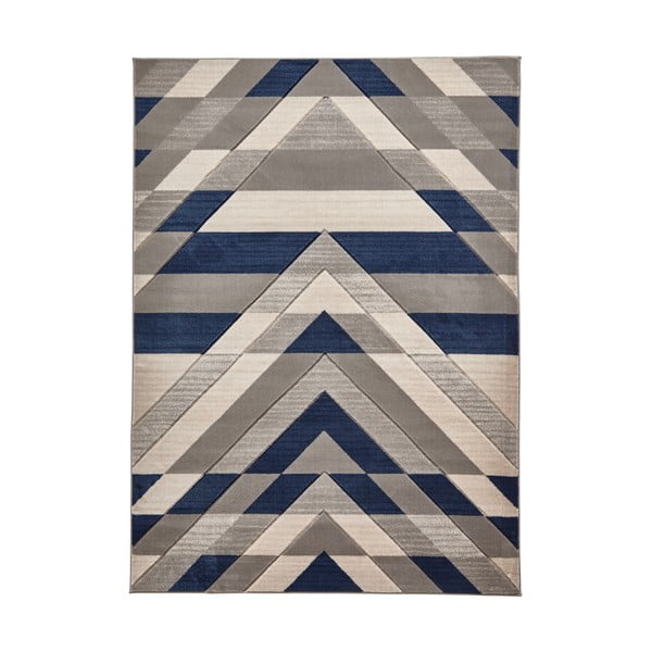 Pembroke szürke-kék szőnyeg, 160 x 220 cm - Think Rugs