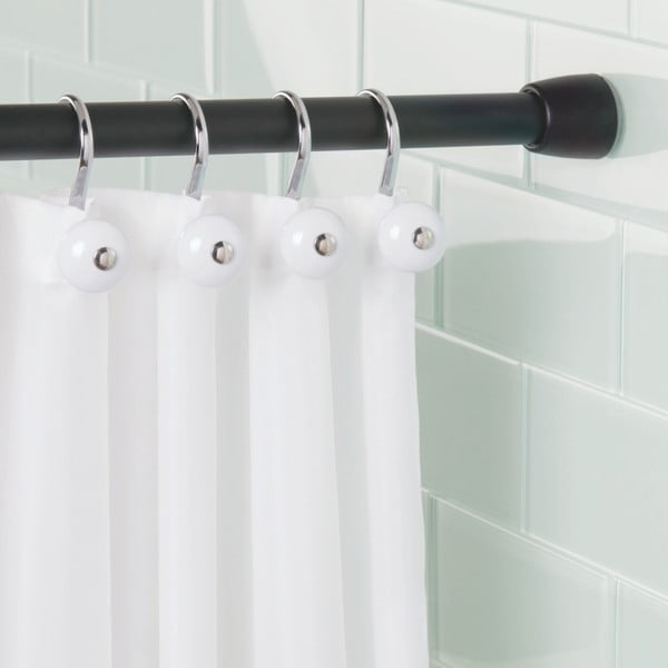 Cameo állítható hosszúságú, fekete zuhanyfüggöny tartó - iDesign-image-2