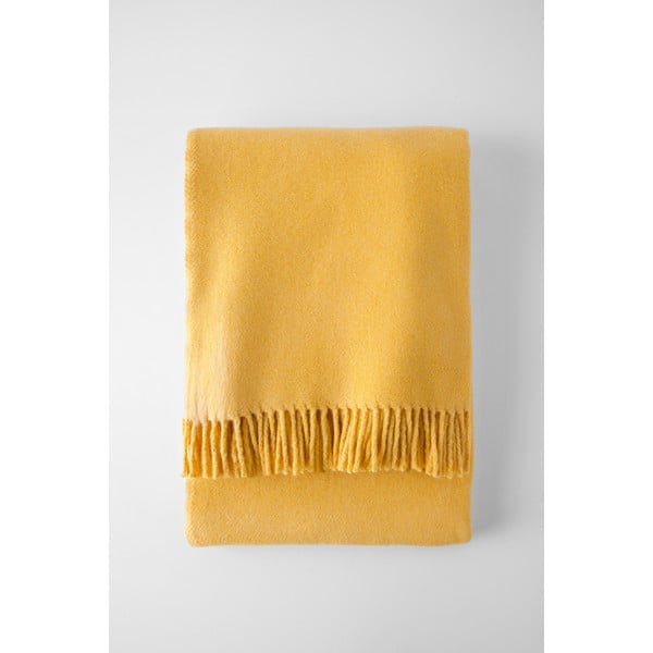 Basics sárga pléd, 140 x 180 cm - Euromant
