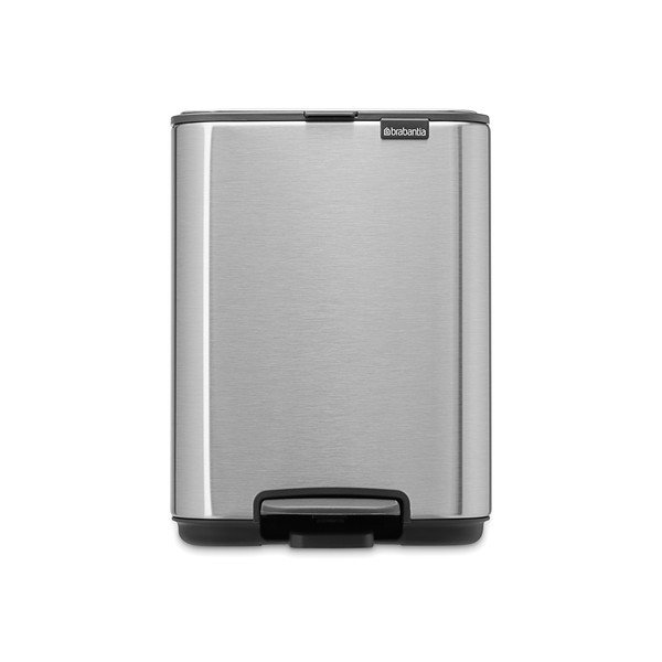 Matt ezüstszínű acél pedálos szemetes 4 l Bo – Brabantia-image-3