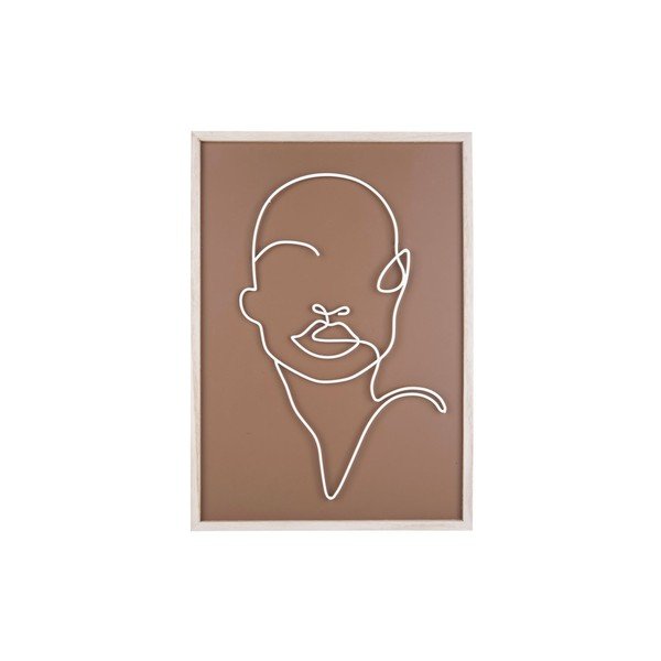 Line kép fa keretben, 32 x 45 cm - PT LIVING-image-2