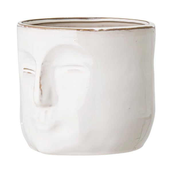 Ignacia fehér terrakotta virágcserép, magasság 15,5 cm - Bloomingville-image-4