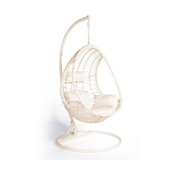Tahiti krémfehér műrattan függőfotel - Bonami Selection-image-1