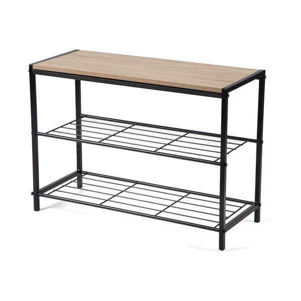 Fekete acél cipőtartó 63x44x30 cm Asten – Bonami Essentials