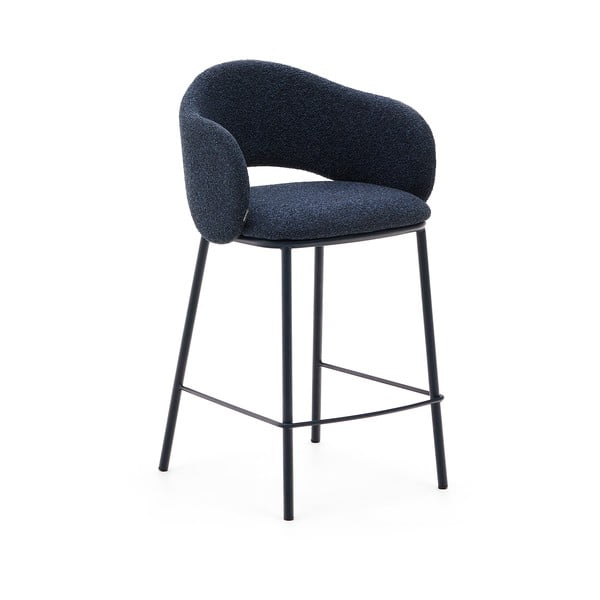 Sötétkék bárszék (ülésmagasság 65 cm) Maina – Kave Home