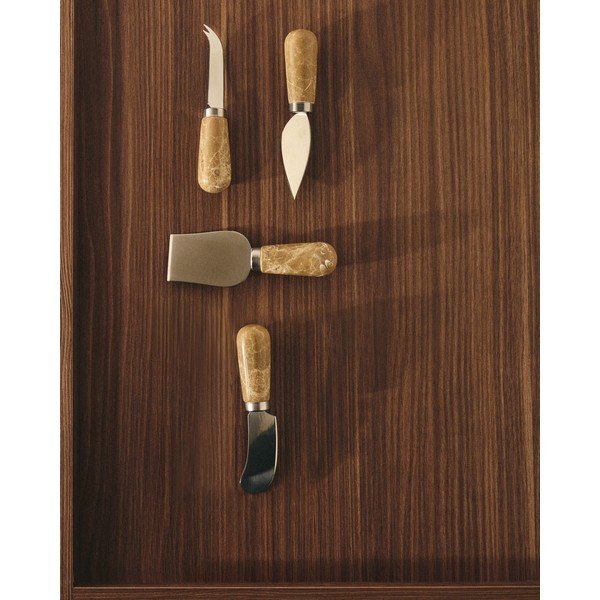 Rozsdamentes acél sajtvágó kés készlet 4 db-os Adoma – Kave Home-image-4