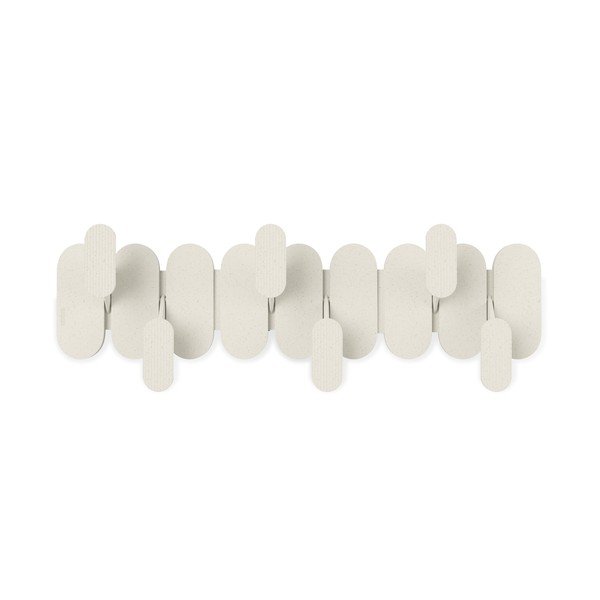 Bézs acél fali fogas 16 cm Tempo – Umbra
