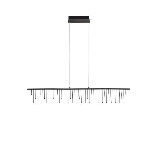 Fényes ezüstszínű alumínium LED dimmelhető függőlámpa Stellar – Nova Luce-image-3