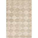 Bézs gyapjú szőnyeg 200x300 cm Agnus Checkered – Agnella