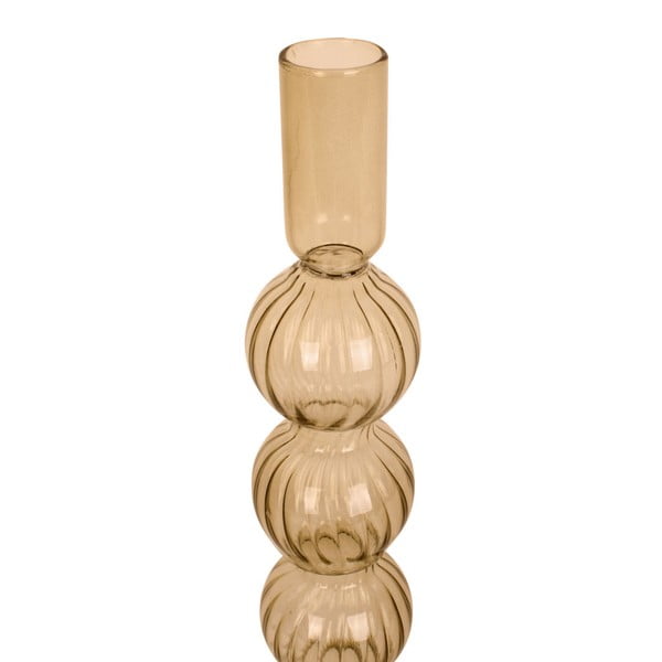 Bubbles világosbarna üveg gyertyatartó - PT LIVING-image-2