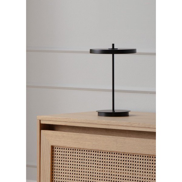 Fekete fém LED asztali lámpa fém búrával (magasság 31 cm) Asteria Move – UMAGE-image-3