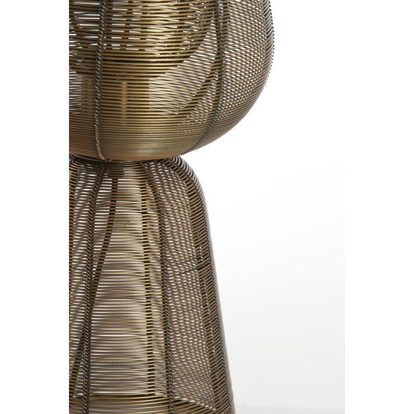 Bronzszínű fém asztali lámpa (magasság 42 cm) Aboso – Light & Living-image-2