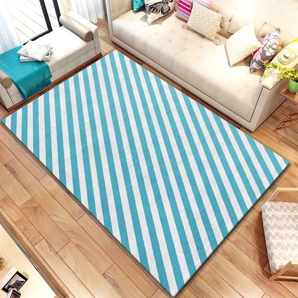 Digital Carpets Cassia kék szőnyeg, 80 x 140 cm - Homefesto