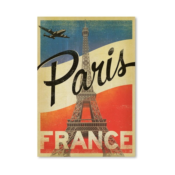 Paris poszter, 42 x 30 cm - Americanflat