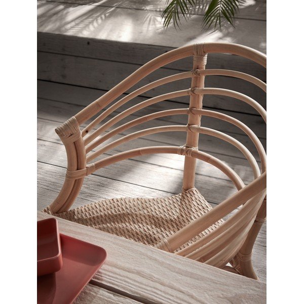 Confidence Kerti rattan szék - Kave Home-image-1