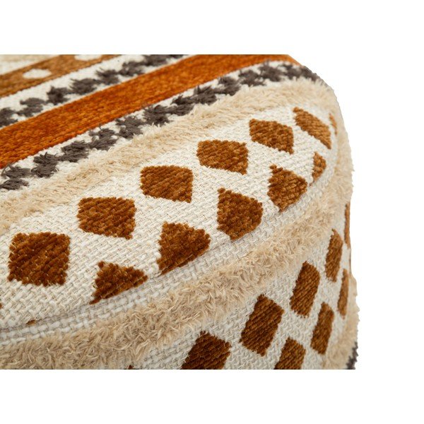 Barna-bézs puff Ethnic  – Mauro Ferretti-image-4